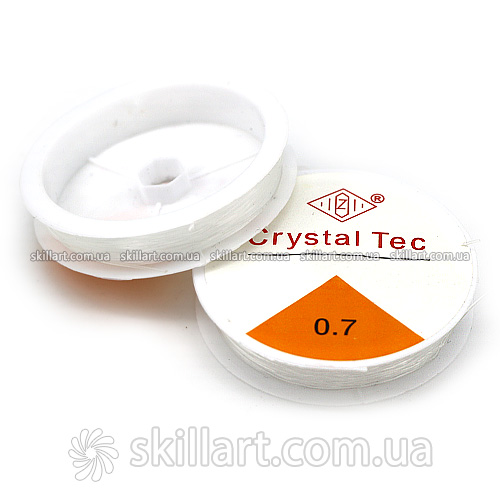 Силиконовая леска-резинка Crystal Tec 0,7мм (8,5м) прозрачная